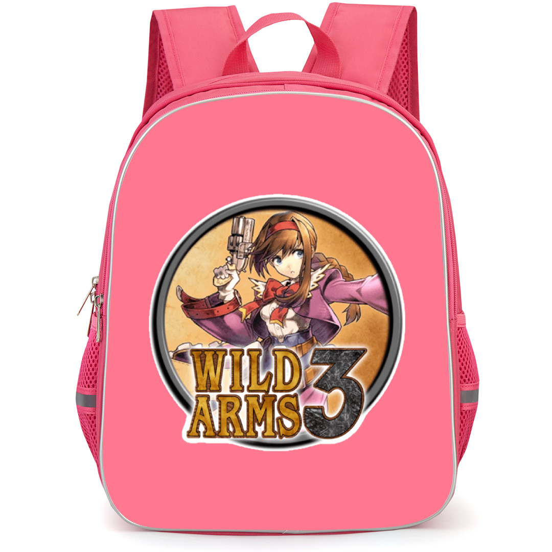 Wild Arms Backpack School Bag StudentPack - Wild Arms 3 Game Logo Sticker