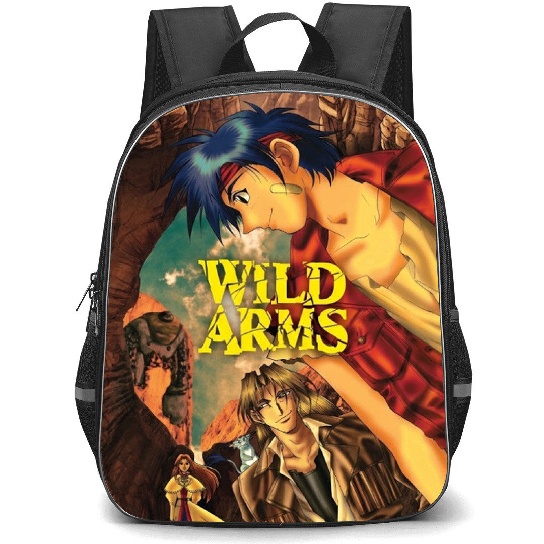 Wild Arms Backpack School Bag StudentPack - Wild Arms Game Canyon Cover Art