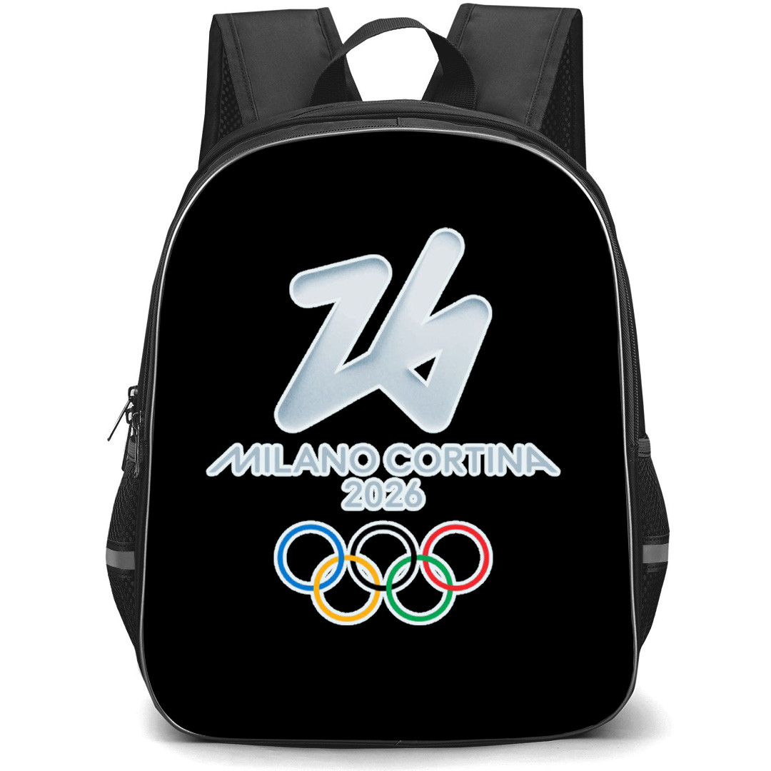 2026 Winter Olympic Milano Cortina Backpack School Bag StudentPack - Official Logo