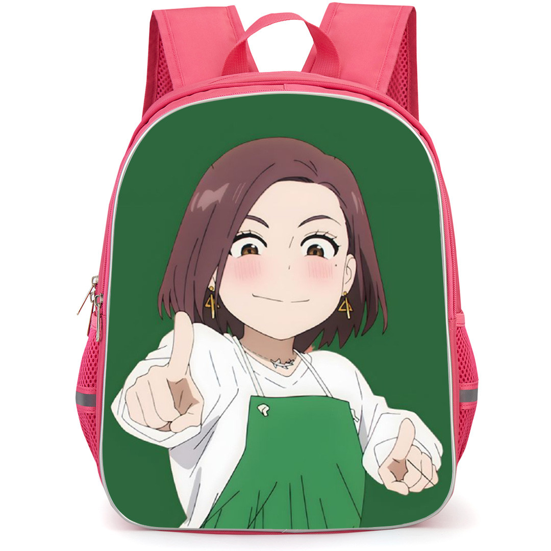 Wind Breaker Kotoha Tachibana Backpack School Bag StudentPack - Kotoha Tachibana Pointing Smile Portrait In Green Background