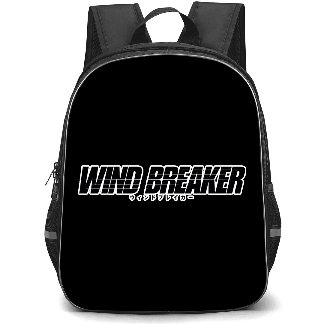 Wind Breaker Backpack School Bag StudentPack - Series Logo Wordmark Sticker