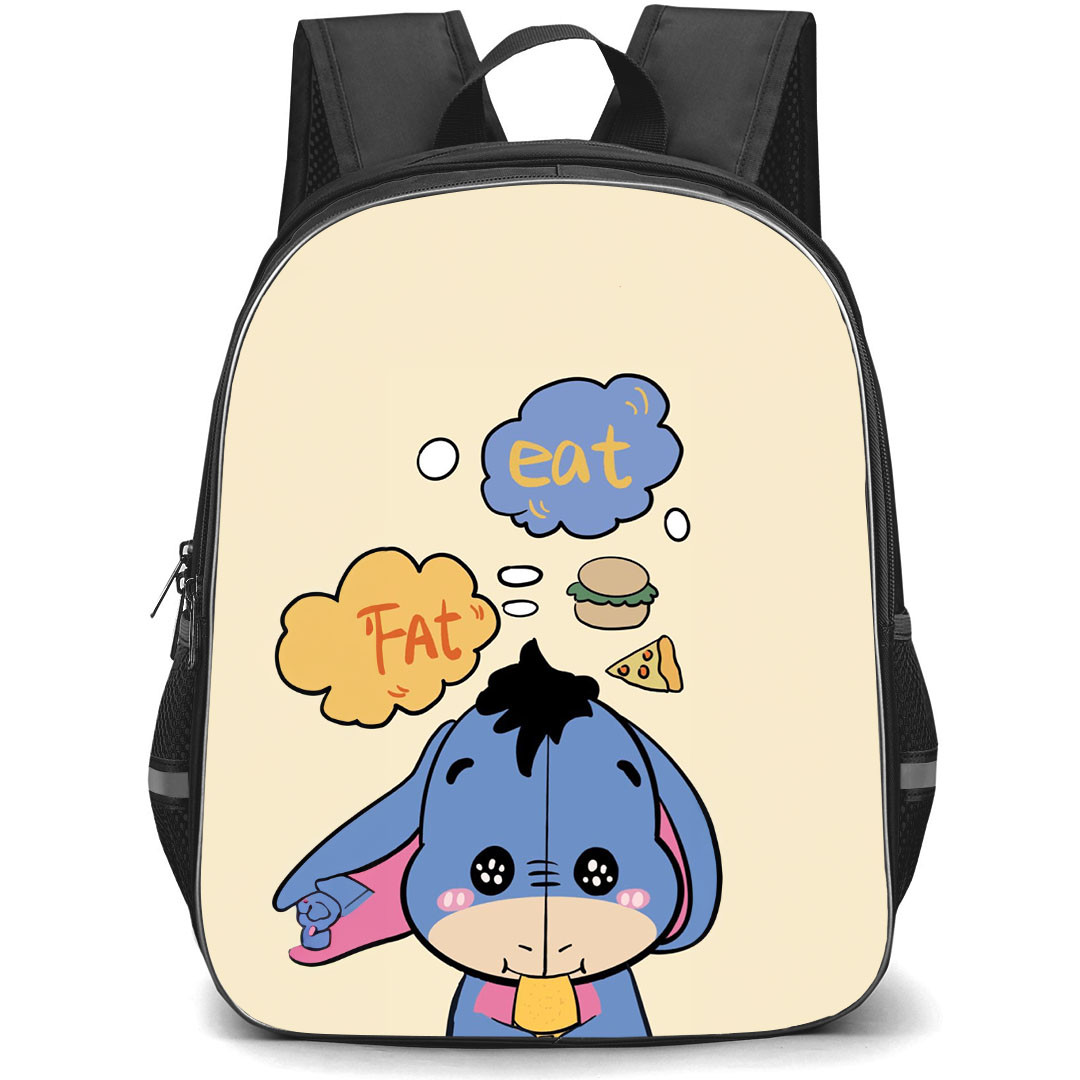 Winnie The Pooh Eeyore School Backpack StudentPack - Eeyore Fat Chibi