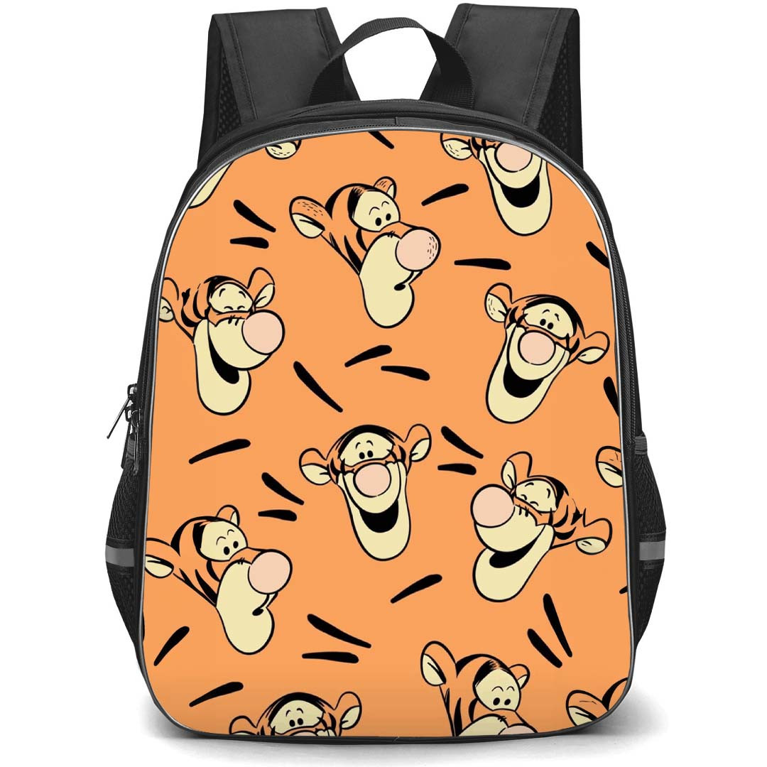 Winnie The Pooh Tigger School Backpack StudentPack - Tigger Pattern Avatar Smiling