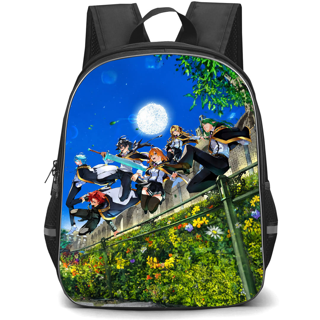 Wistoria Wand And Sword Backpack School Bag StudentPack - Wistoria Wand And Sword Anime Group Fantasy Art Poster