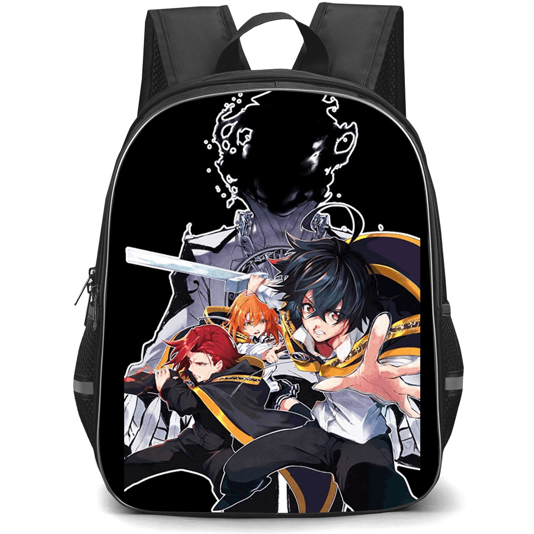 Wistoria Wand And Sword Backpack School Bag StudentPack - Wistoria Wand And Sword Dark Power Sword Awakening Team Sticker