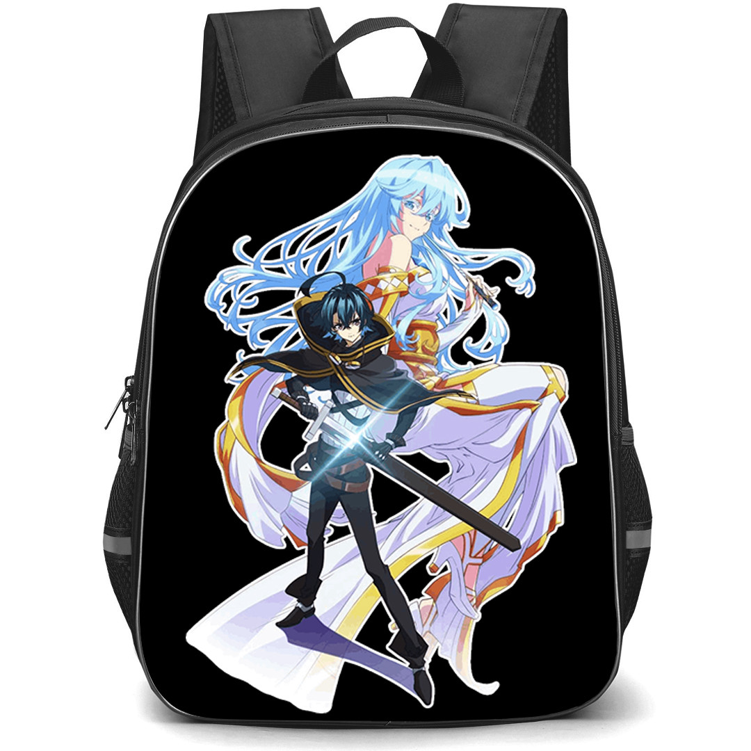 Wistoria Wand And Sword Backpack School Bag StudentPack - Wistoria Wand And Sword Elfaria Albis Serfort And Will Serfort Anime Sticker