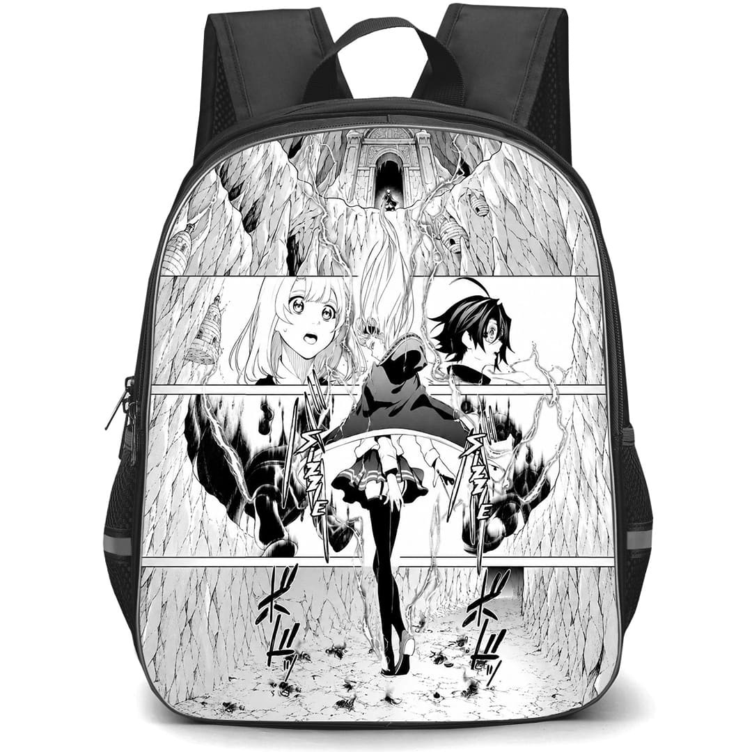 Wistoria Wand And Sword Lihanna Owenzaus Backpack School Bag StudentPack - Lihanna Owenzaus Dark Manga Lightning Awakening Poster
