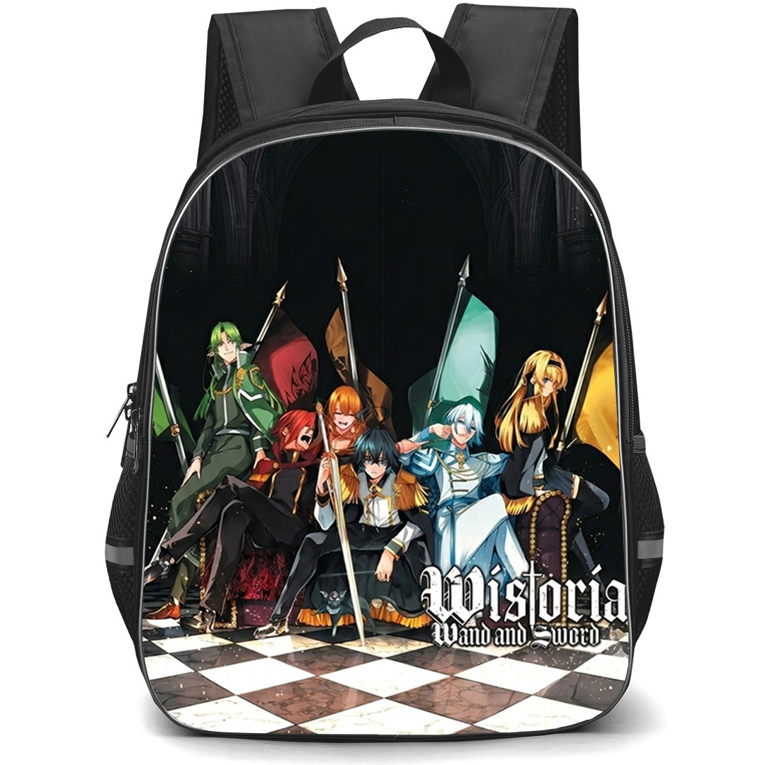 Wistoria Wand And Sword Backpack School Bag StudentPack - Wistoria Wand And Sword Royal Magic Squad Throne Art Poster