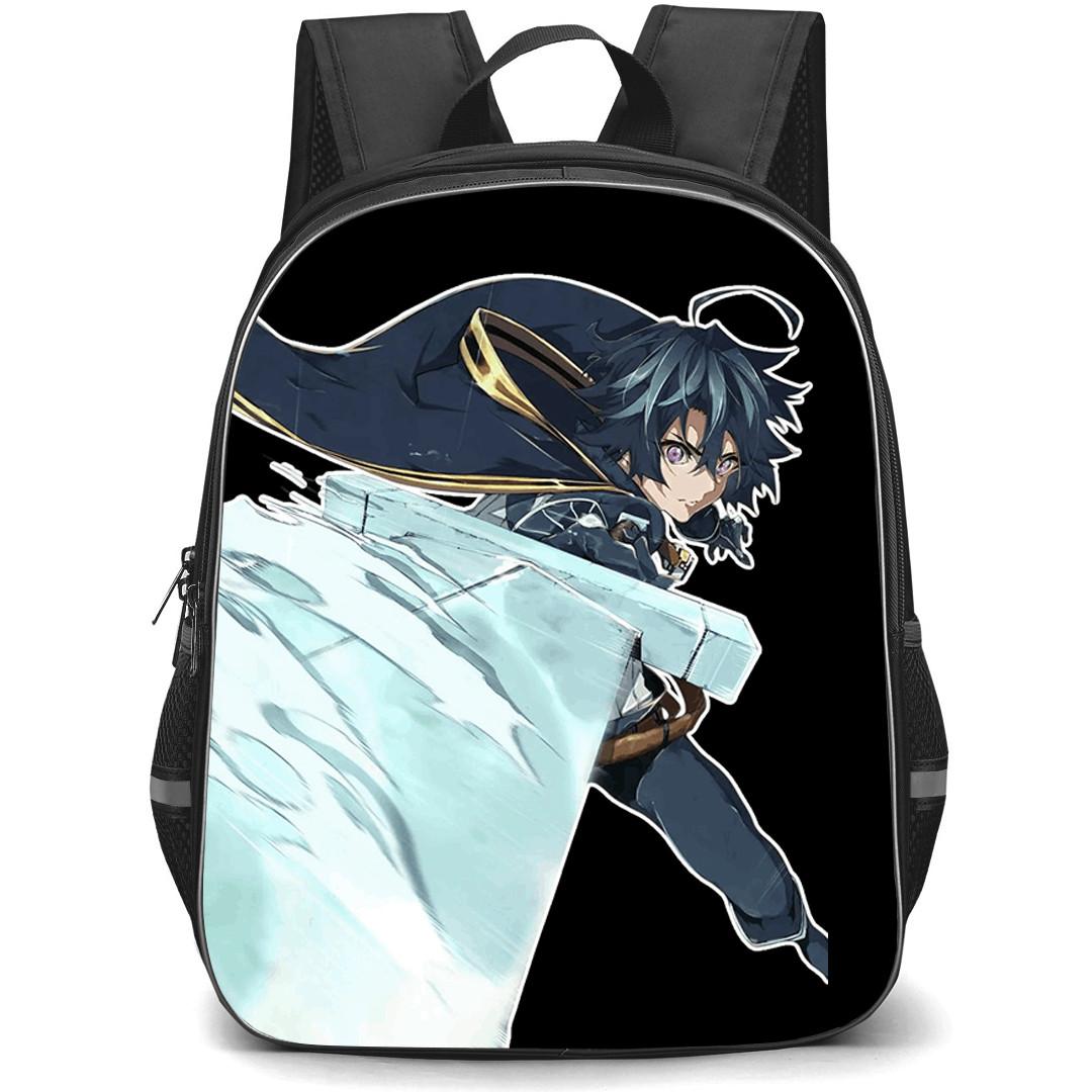 Wistoria Wand And Sword Will Serfort Backpack School Bag StudentPack - Will Serfort Ice Blade Attack Pose Sticker