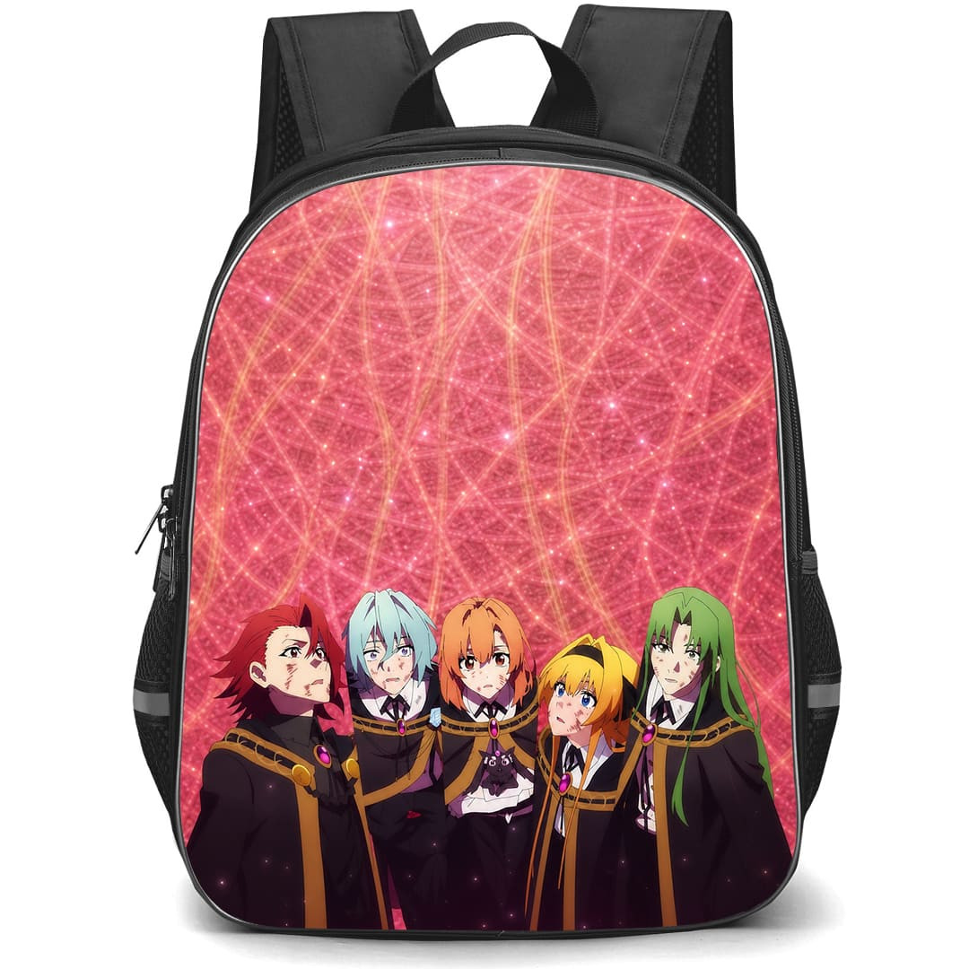 Wistoria Wand And Sword Backpack School Bag StudentPack - Wistoria Wand And Sword Battle Worn Magic Academy Team Poster