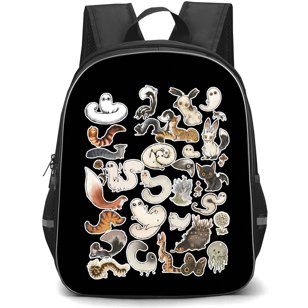 Witch Hat Atelier Brushbuddy Backpack School Bag StudentPack - Portrait Sticker Collage