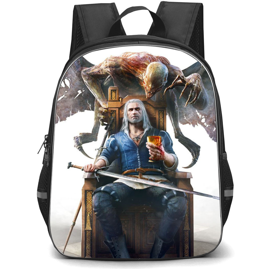 The Witcher Geralt Backpack StudentPack - Geralt Of Rivia Fearsome Monster