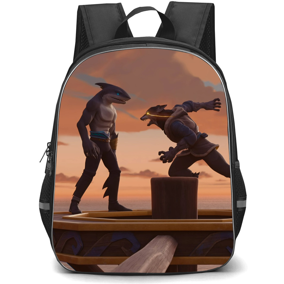 Wolf King Backpack StudentPack - Drew Vega Fight 3D Art