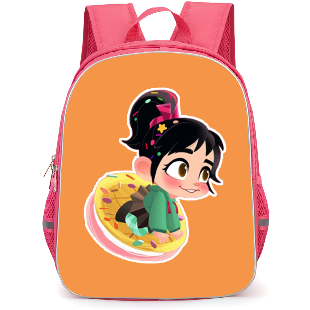 Wreck It Ralph Vanellope Backpack StudentPack - Vanellope Sitting On A Cake Sticker
