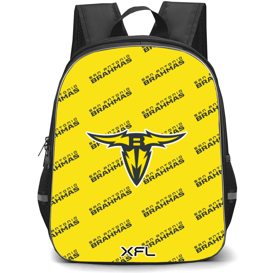 XFL San Antonio Brahmas Backpack StudentPack - San Antonio Brahmas Medley Monogram Wordmark