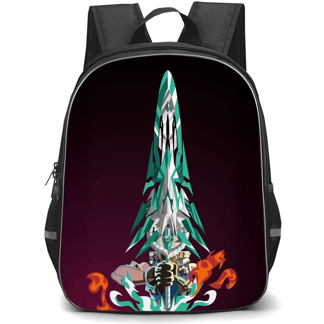 Xenoblade Backpack StudentPack - Xenoblade 2 Minimalist Art Poster