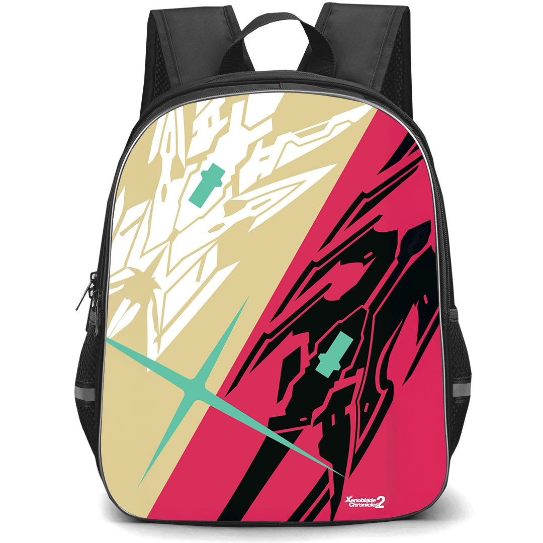 Xenoblade Backpack StudentPack - Xenoblade 2 Pyra And Mythra Sword Poster