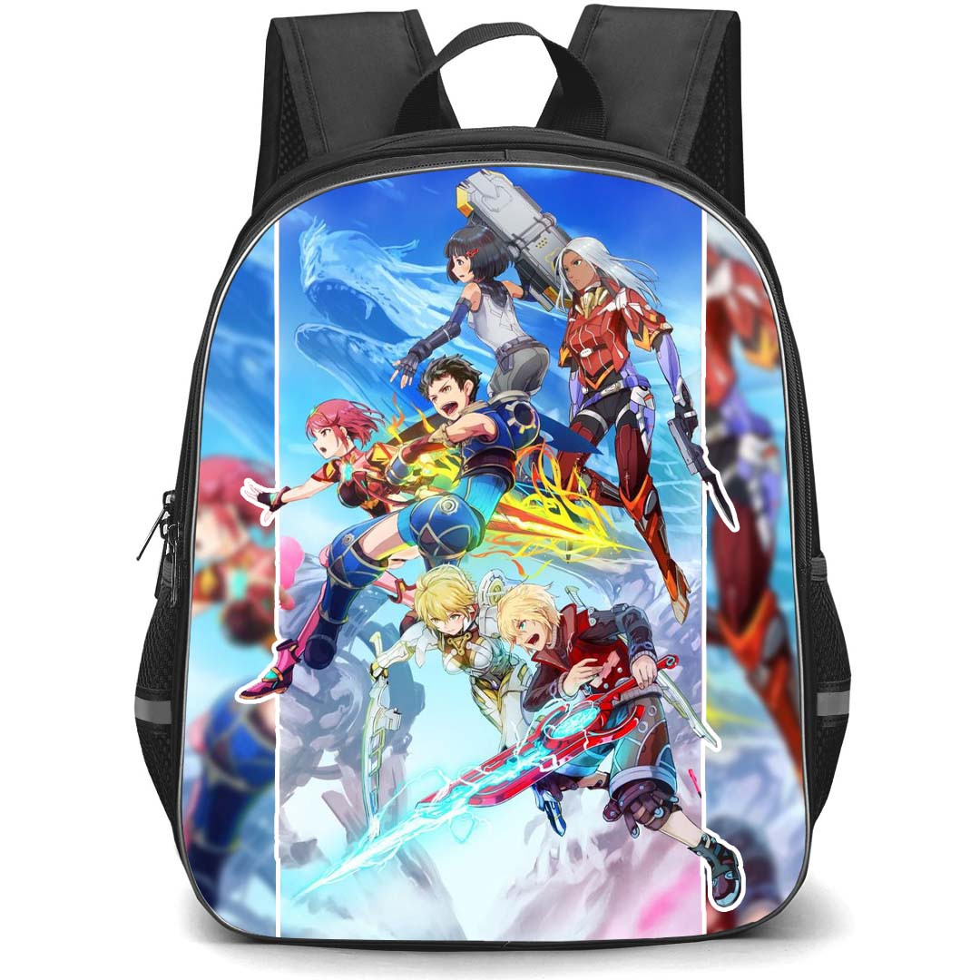 Xenoblade Backpack StudentPack - Xenoblade Character Fan Art Poster
