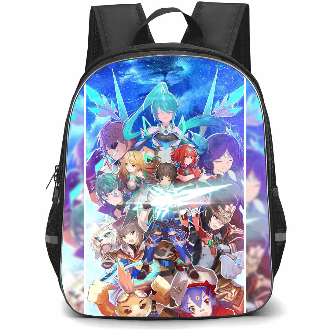 Xenoblade Backpack StudentPack - Xenoblade Character With Chronicles Idea Poster