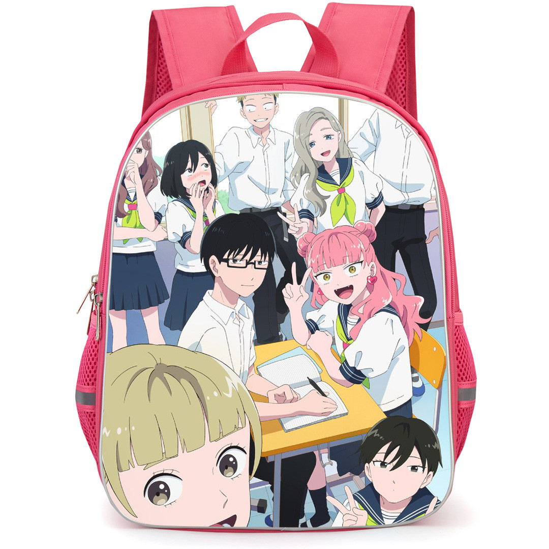 You and I Are Polar Opposites Backpack School Bag StudentPack - You and I Are Polar Opposites Characters Wacky Portrait
