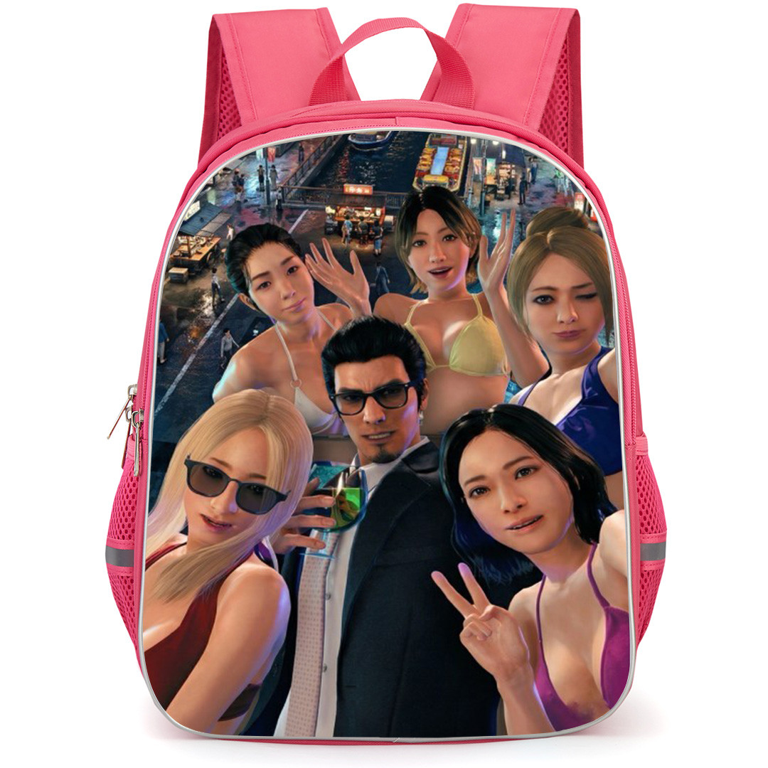 Yakuza Kiryu Kazuma Backpack School Bag StudentPack - Kiryu Kazuma Sexy Girls Poster