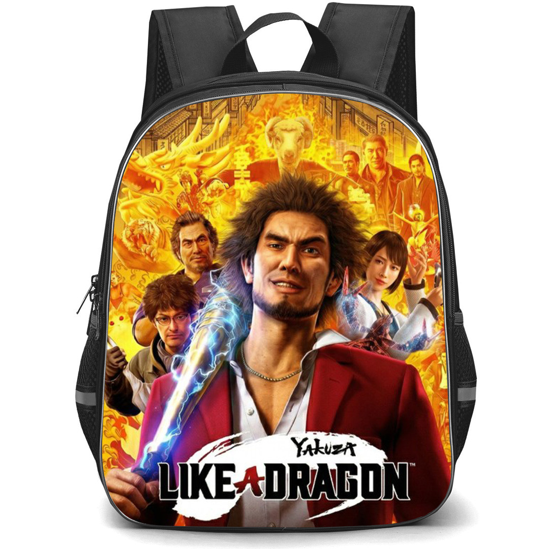 Yakuza Mine Yoshitaka Backpack School Bag StudentPack - Mine Yoshitaka Like A Dragon Game Poster