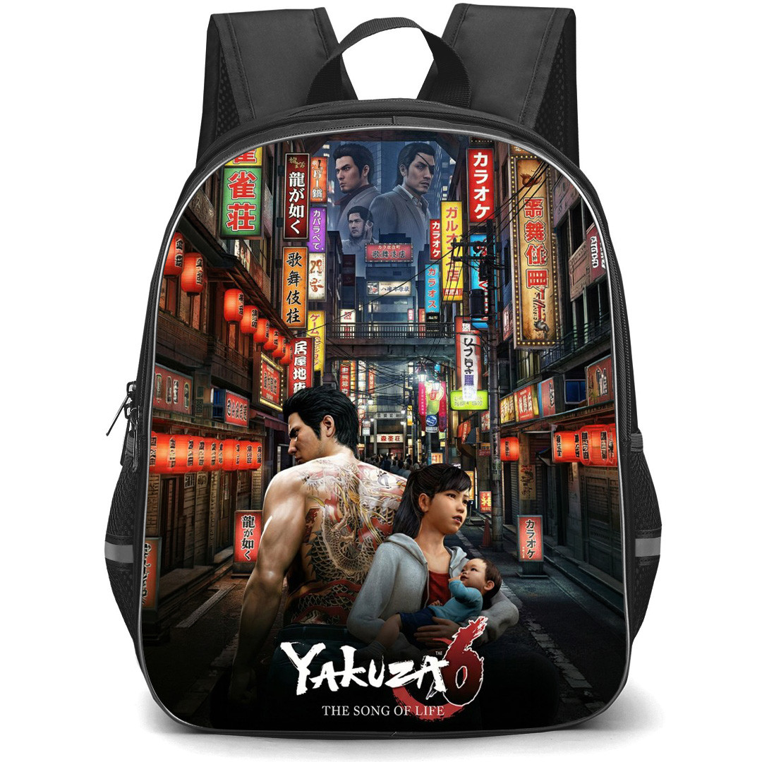 Yakuza Backpack School Bag StudentPack - Yakuza The Song Of Life Series Poster