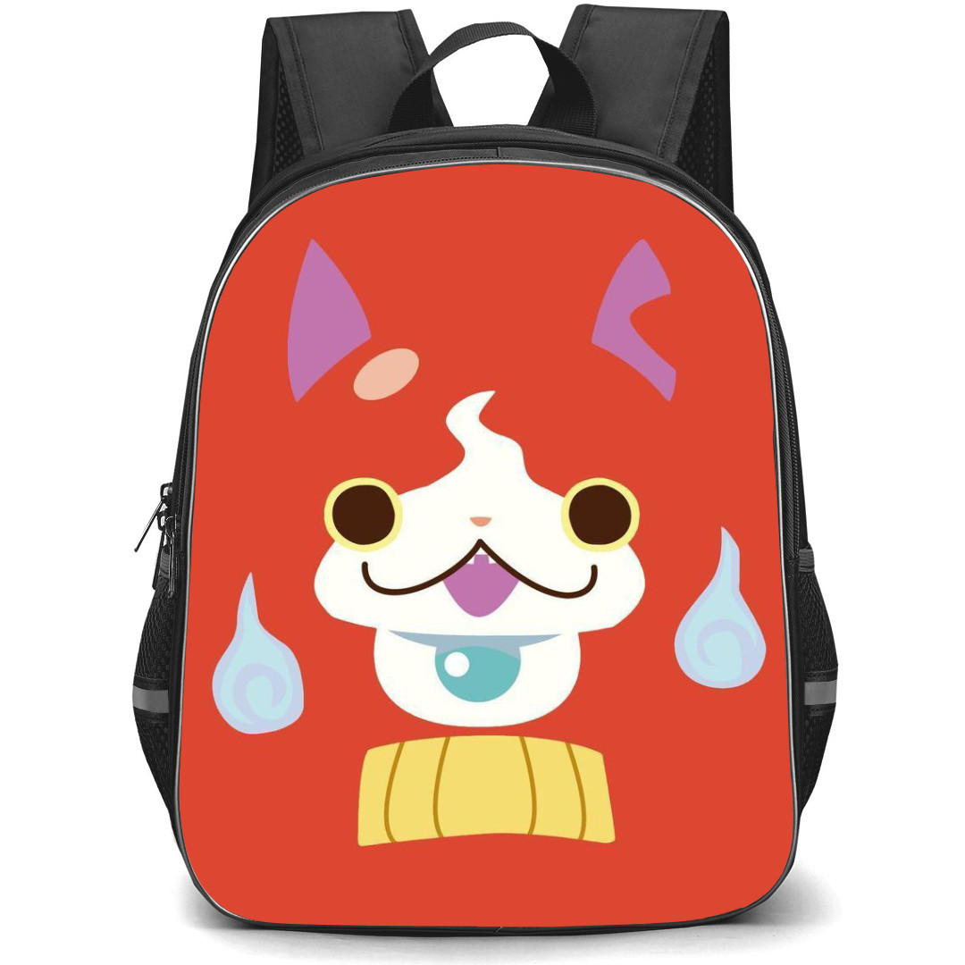 Yo-Kai Watch Jibanyan Backpack StudentPack - Jibanyan Avatar Illustration Art On Yellow Background
