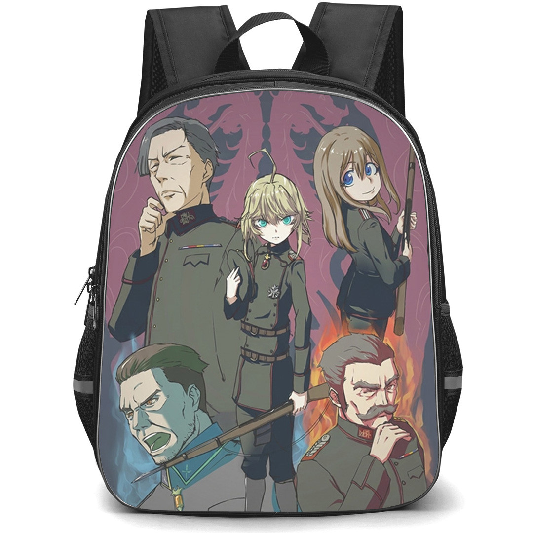 Saga Of Tanya The Evil Backpack School Bag StudentPack - Saga Of Tanya The Evil Military Leaders Official Anime Art Poster