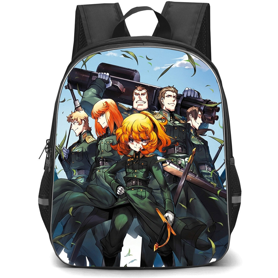 Saga Of Tanya The Evil Backpack School Bag StudentPack - Saga Of Tanya The Evil Military Squad Official Key Visual Poster