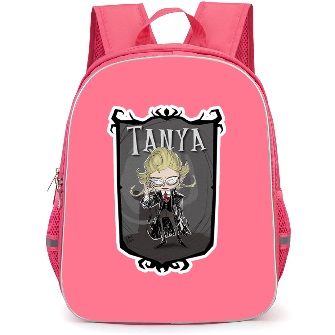 Saga Of Tanya The Evil Tanya Von Degurechaff Backpack School Bag StudentPack - Tanya Von Degurechaff Chibi Business Suit Fan Art Sticker