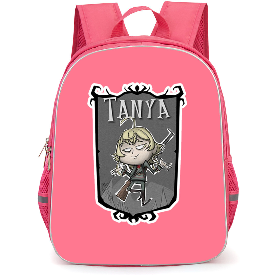 Saga Of Tanya The Evil Tanya Von Degurechaff Backpack School Bag StudentPack - Tanya Von Degurechaff Cute Chibi Sticker