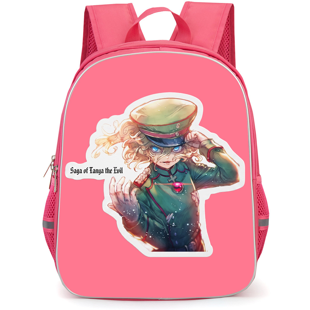 Saga Of Tanya The Evil Tanya Von Degurechaff Backpack School Bag StudentPack - Tanya Von Degurechaff Fanart Die Cut Sticker