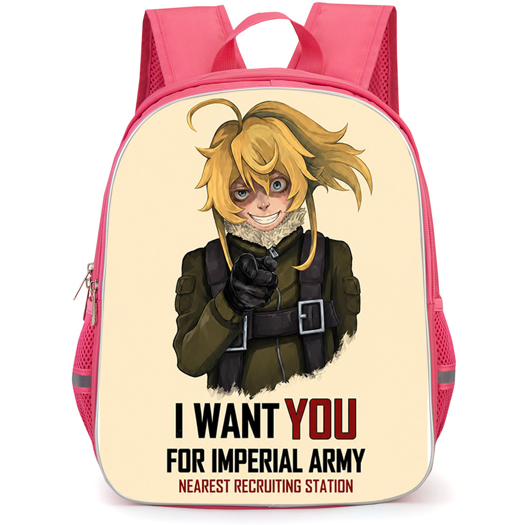 Saga Of Tanya The Evil Tanya Von Degurechaff Backpack School Bag StudentPack - Tanya Von Degurechaff Imperial Army Poster