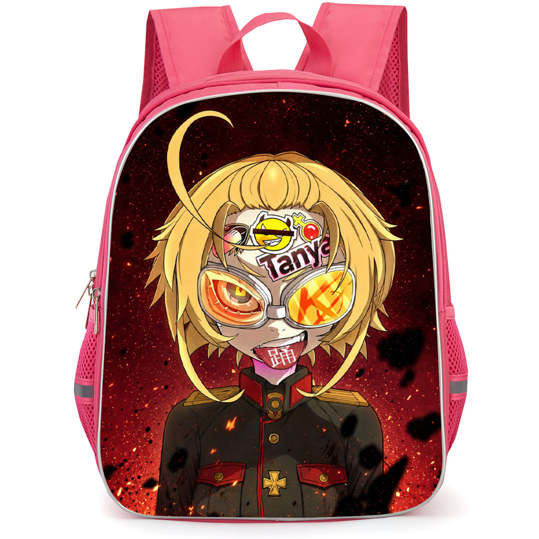 Saga Of Tanya The Evil Tanya Von Degurechaff Backpack School Bag StudentPack - Tanya Von Degurechaff Modern Street Art Poster