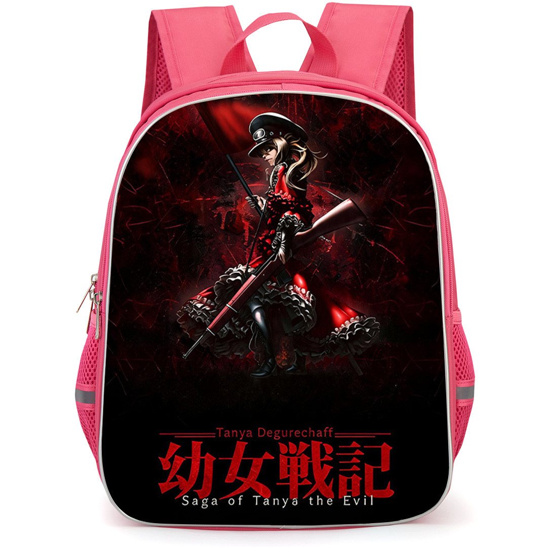 Saga Of Tanya The Evil Tanya Von Degurechaff Backpack School Bag StudentPack - Tanya Von Degurechaff Theatrical Poster