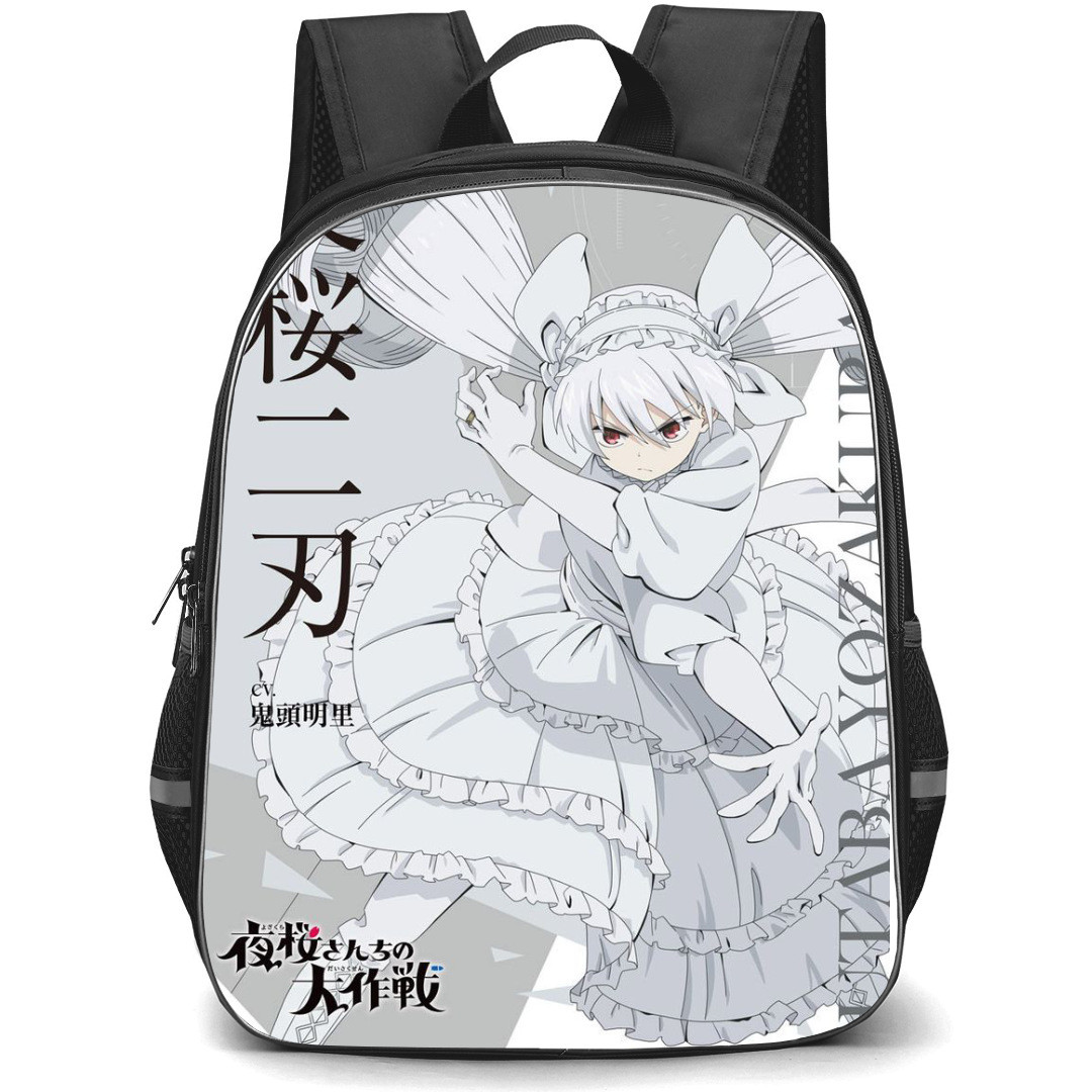 Yozakura Family Futaba Yozakura Backpack School Bag StudentPack - Futaba Yozakura Fierce Attack Stance Portrait Series Poster