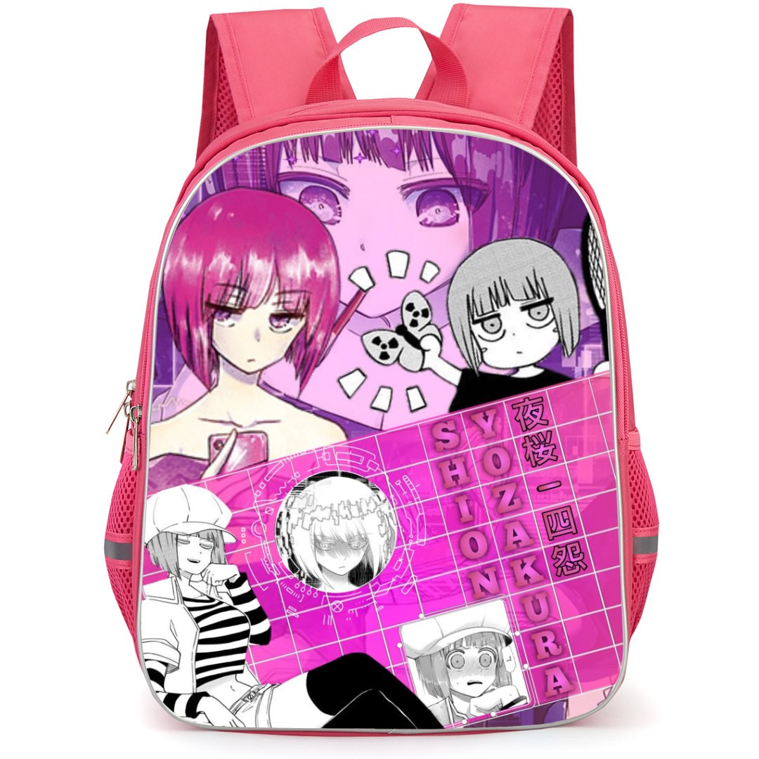 Yozakura Family Shion Yozakura Backpack School Bag StudentPack - Shion Yozakura Fierce Manga Portrait Poster