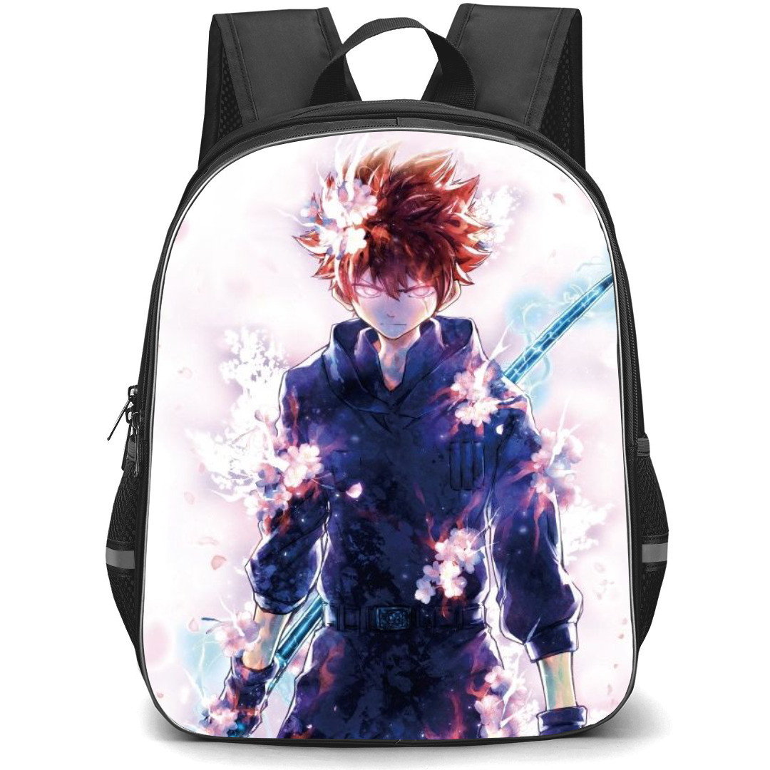 Yozakura Family Taiyo Asano Backpack School Bag StudentPack - Taiyo Asano Fierce Electric Sword Portrait