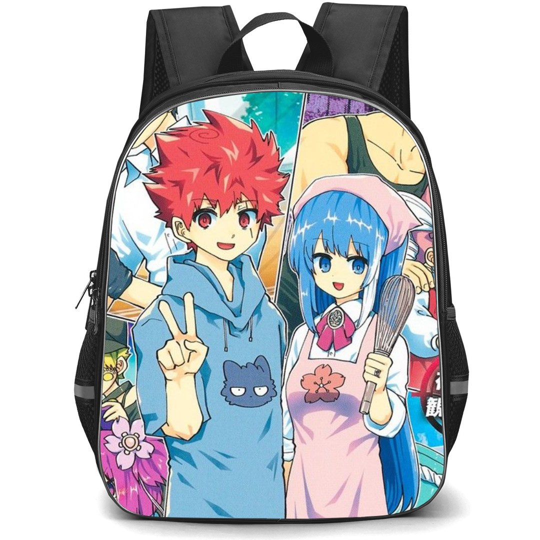 Yozakura Family Backpack School Bag StudentPack - Taiyo Asano And Mutsumi Yozakura Wacky Portrait Poster