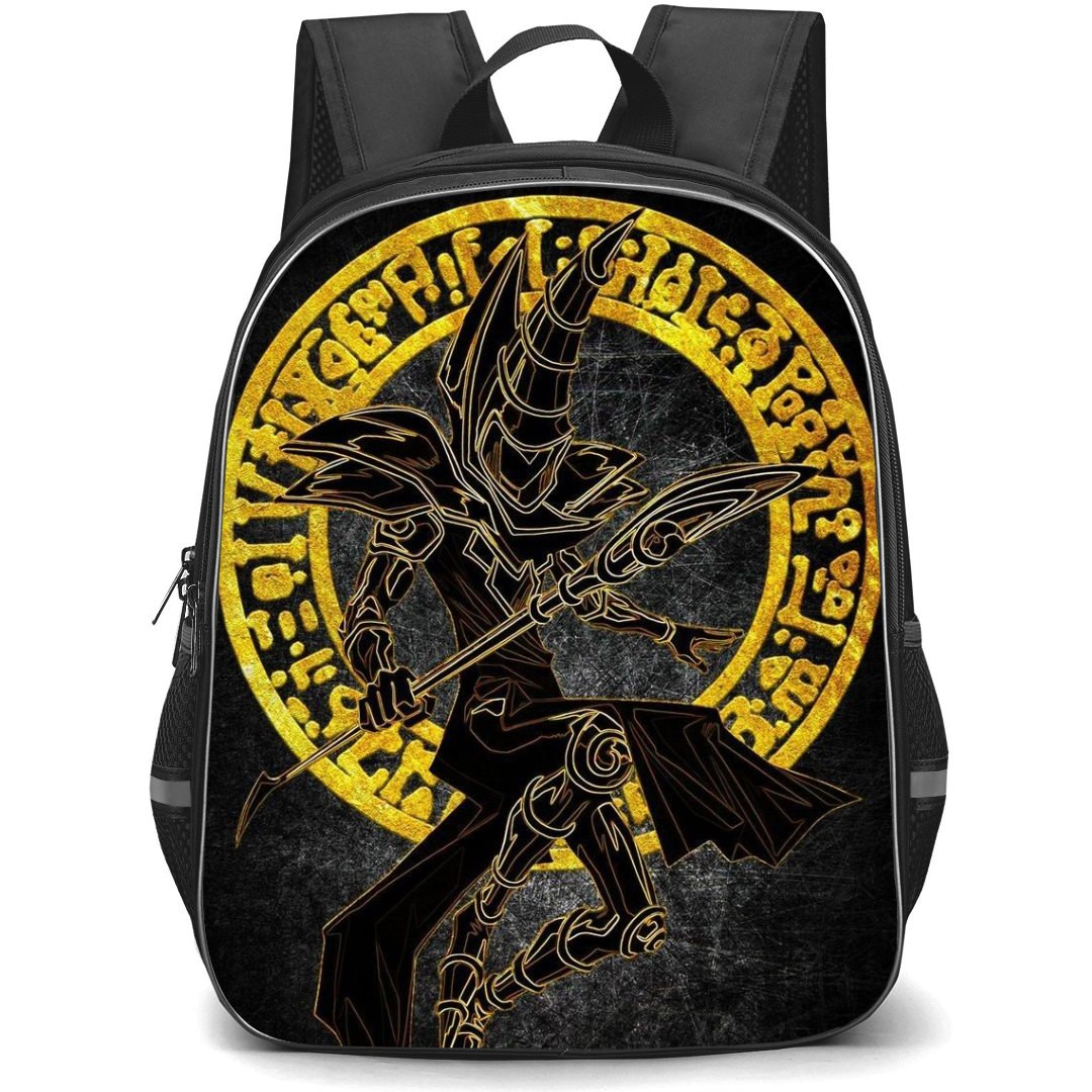 Yu-Gi-Oh Black Magician - Black Magician Black and Yellow Line Art