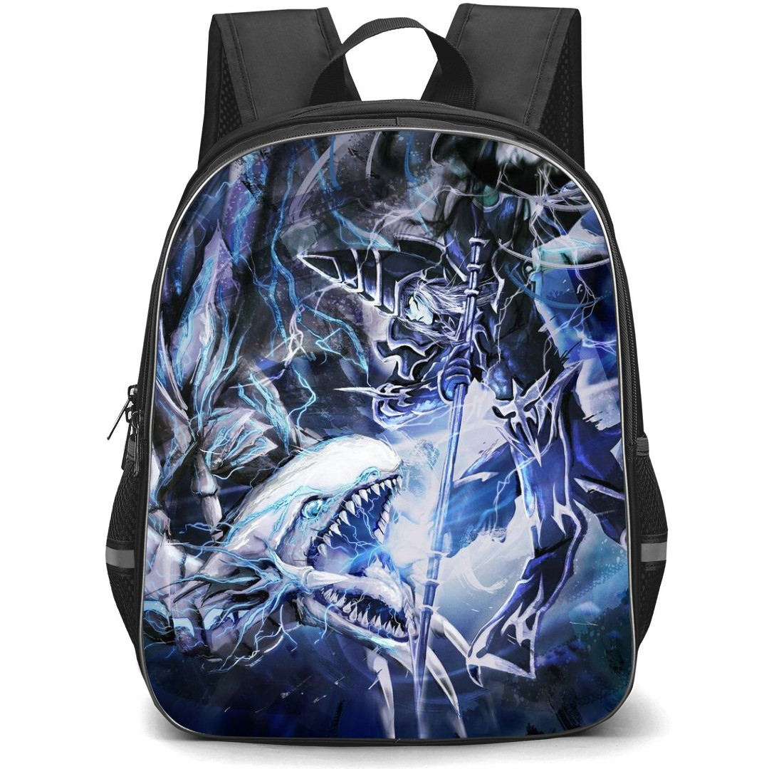 Yu-Gi-Oh Black Magician - Black Magician Blue eyes white dragon