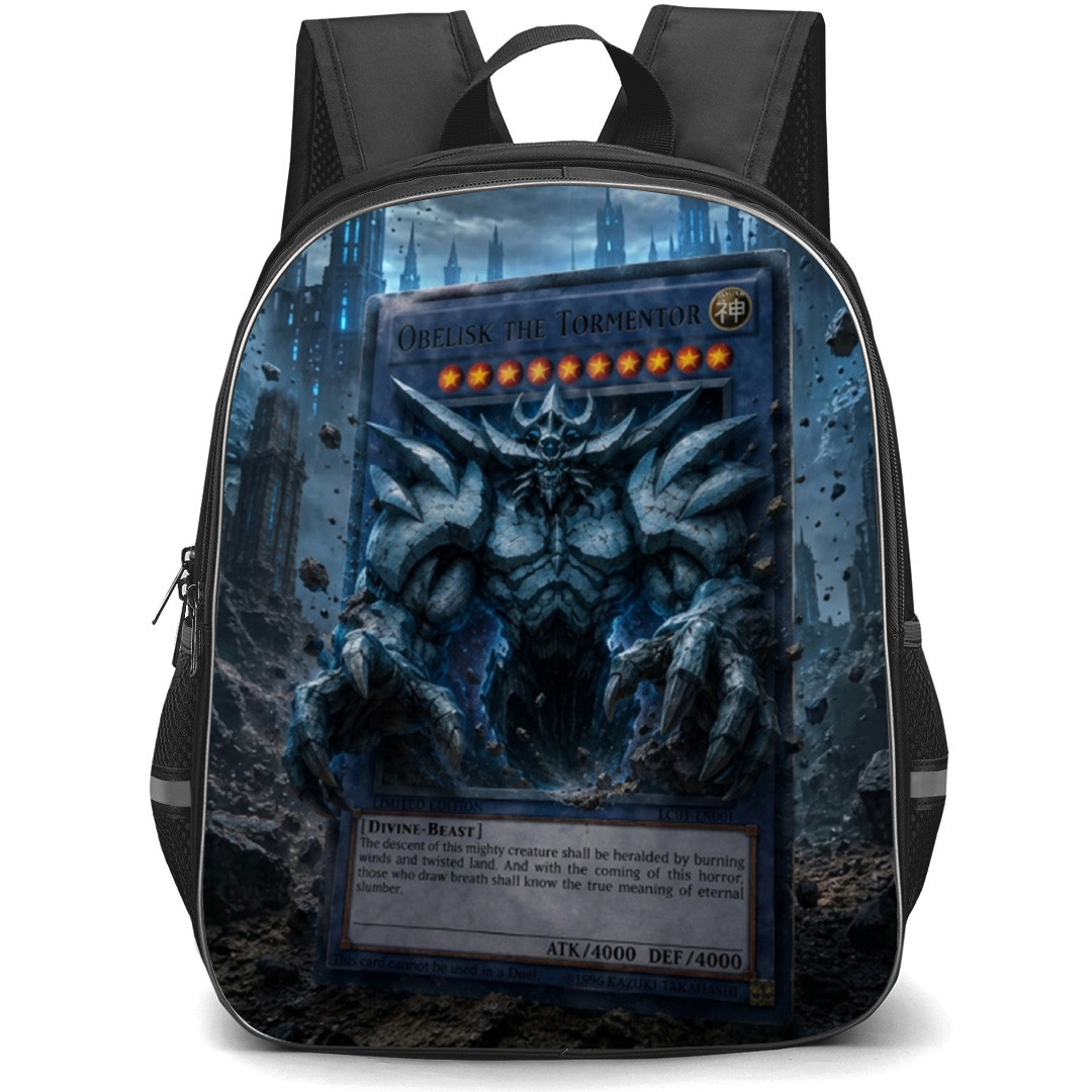 Yu-Gi-Oh Backpack School Bag StudentPack - Yu-Gi-Oh Obelisk The Tormentor 3d Art