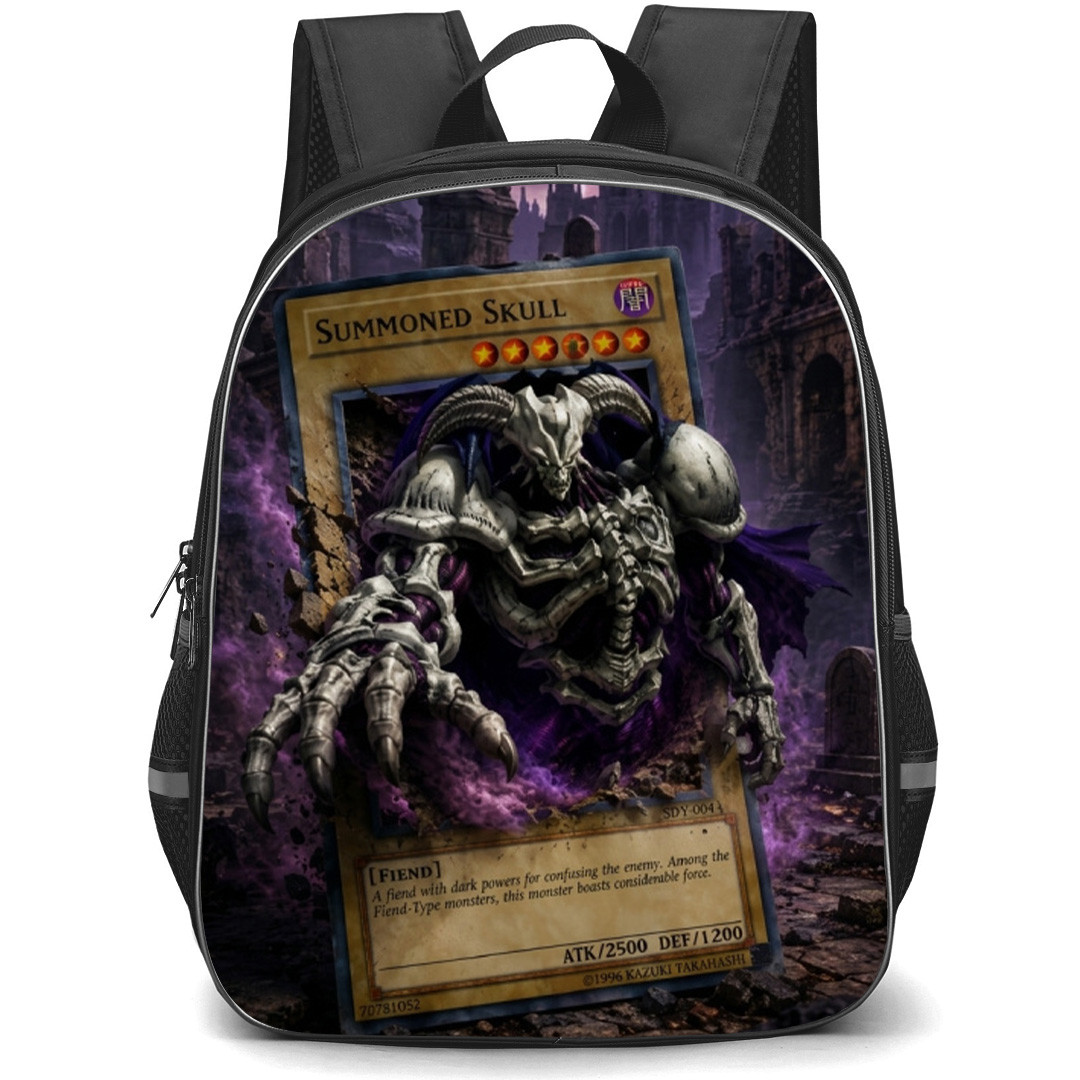 Yu-Gi-Oh Backpack School Bag StudentPack - Yu-Gi-Oh Summoned Skull 3d Art