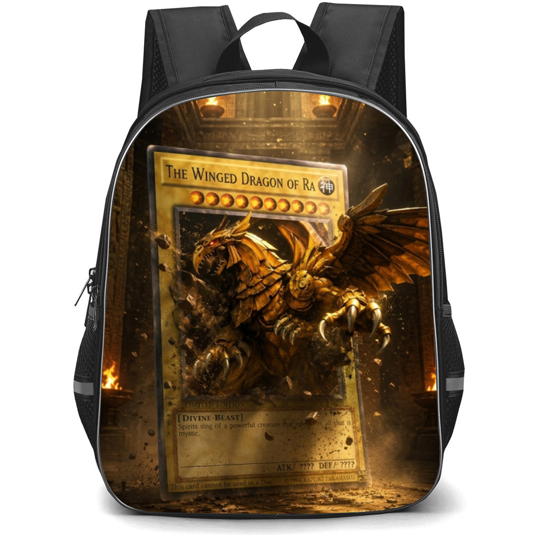 Yu-Gi-Oh Backpack School Bag StudentPack - Yu-Gi-Oh The Winged Dragon Of Ra 3d Art