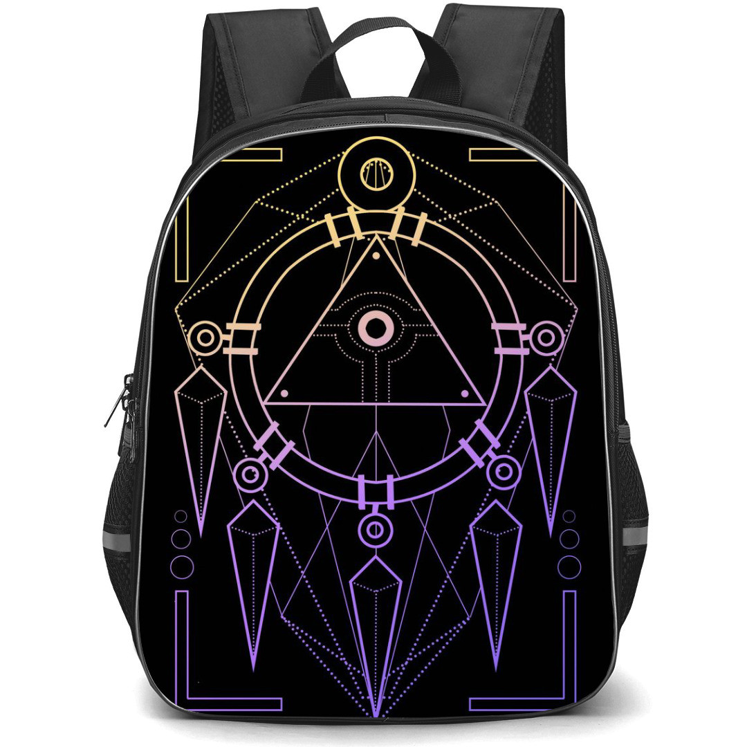 Yu-Gi-Oh - Millennium Ring Line Art Yellow and Purple