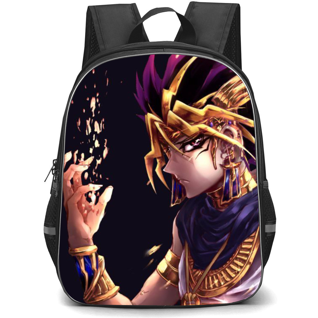 Yu-Gi-Oh Pharaoh Atem - Pharaoh Atem Hands Aura Black Background
