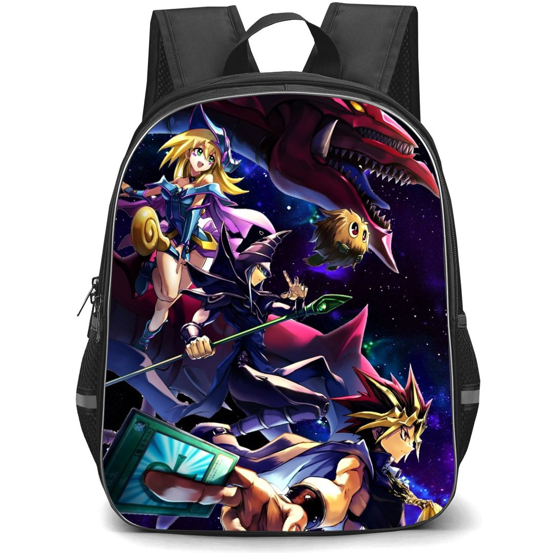 Yu-Gi-Oh Yami Yugi - Yami Yugi Holding Monster Rebon Card with Dark Magician and Girl