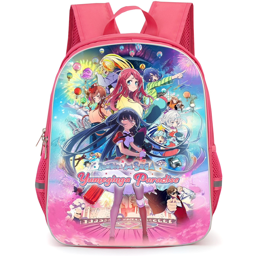 Zombie Land Saga Yumeginga Paradise Backpack School Bag StudentPack - Zombie Land Saga Yumeginga Paradise Anime Series Poster