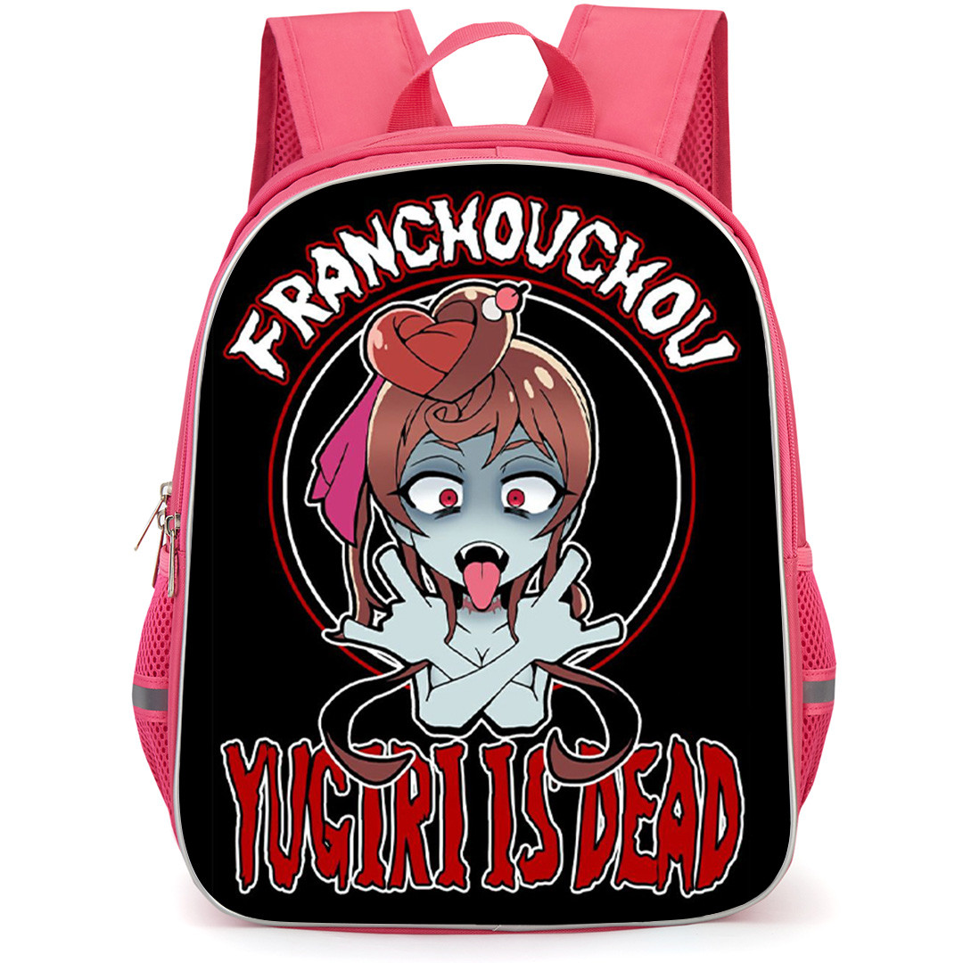 Zombie Land Saga Yumeginga Paradise Yugiri Backpack School Bag StudentPack - Yugiri Is Dead Crossed Handed Poster